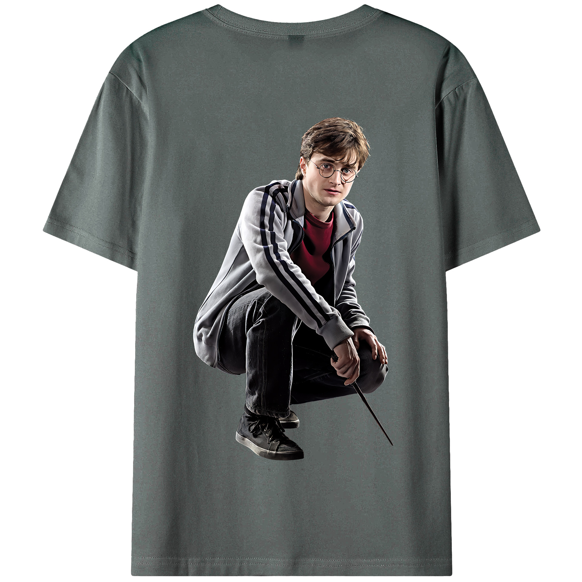 （画像用） Harry Potter ハリー・ポッターシリーズ 綿100％半袖Tシャツ（背面プリント）